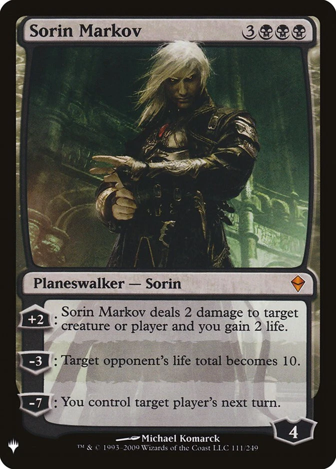 MTG Sorin Markov Zendikar  - Planeswalker Symbol Reprints #778 - Image 1 of 1