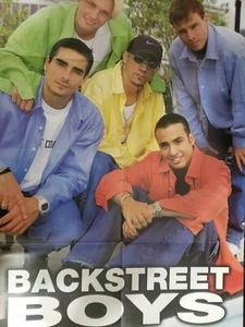 MEGA RIVISTA POSTER BACKSTREET BOYS & HANSON BROTHERS RARISSIMA PIN-UP STRANIERA  - Foto 1 di 3