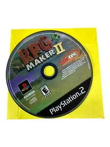 Sony PlayStation 2 PS2 Disc Only TESTED RPG Maker II 2 - Picture 1 of 2