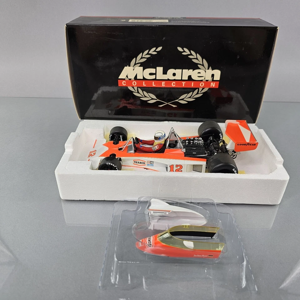 Minichamps 1:18 Mclaren Ford M23 Jochen Mass 1976 Grand Prix Formula 1 530761812 - Image 1 of 4