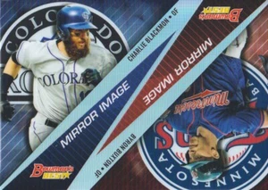 2015 Bowman's Best Mirror Image #MI-8 Byron Buxton/Charlie Blackmon - Picture 1 of 2