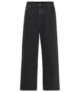 Jeans Ben Taverniti Unravel Project taglia 26 vintage neri larghi ragazzo nuovi con etichette $800 - Foto 1 di 12