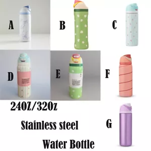 32Oz /34OZ Owala Water Bottle Flowers Bows Exclusive Bottle Stainless steel - Picture 1 of 15