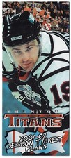 RARE 2001-02 Trenton Titans SEASON TICKET INFOS with ECHL Hockey Schedule !!!
