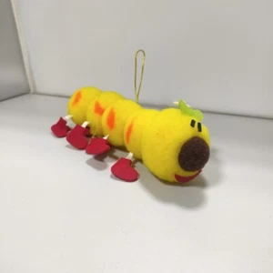 Vintage Wiggler Yellow Caterpillar Super Mario Victokai 8" Vic-tokai Plush Toy - Picture 1 of 6