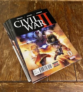 CIVIL WAR II #1-8 COMPLETE! | 2016 Bendis MARVEL! | THE OATH! SECRET WARS! WOW! - Picture 1 of 3