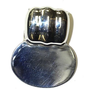 Mexico 925 sterling silver initial pendant 9g estate antique - Picture 1 of 9