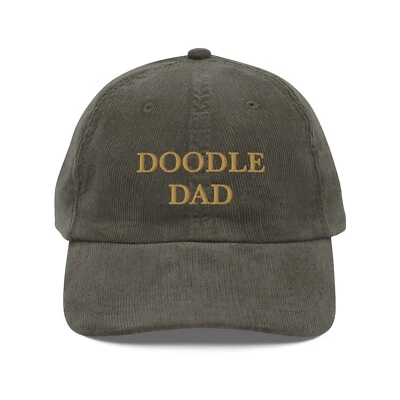 SOMBRERO DOODLE DAD - GORRA GOLDENDOODLE - PANA - VERDE OLIVA Foto 1 de 4