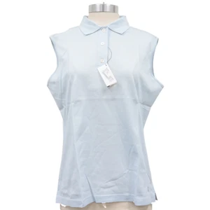 Bally Golf Women's Light Blue Tank Top Polo Shirt L70 Size EU 42 / US 12 [Large] - Picture 1 of 4