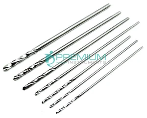 Juego de 7 brocas ortopédicas de 1,5 mm, 2,0 mm, 2,5 mm, 2,7 mm, 3,2 mm, 3,5 mm, 4,5 mm - Imagen 1 de 3