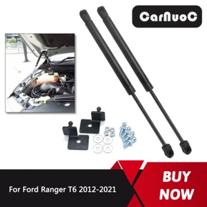 2Pcs Front Hood Bonnet Lift Support Gas Strut Shock For Ford Ranger T6 2012-2021 - Bild 1 von 23