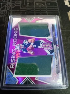 2018 Panini Prism Rising Rookie Sam Darnold Dual Patch RC 15/15 - Picture 1 of 2