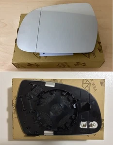 VETRO SPECCHIO RETROVISORE AUDI A4 DAL 2012 SINISTRO SX TERMICO CON PIASTRA - Foto 1 di 1