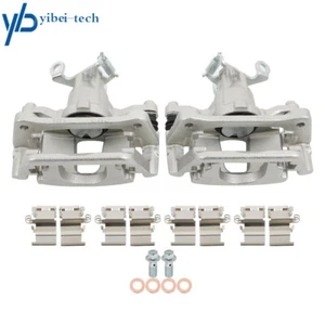 Rear Left & Right Brake Calipers w/ Bracket For 2012-2018 Dodge Journey - Picture 1 of 10