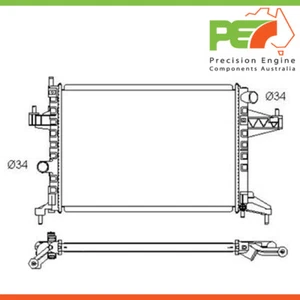 Brand New * PROTEX * Radiator For Holden Barina SRI XC Part# RADH077 - Imagen 1 de 4
