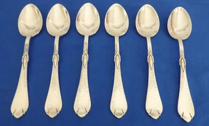 R&B Robbe & Berking Freya 6 Kaffeelöffel ca. 13,5 cm 90er Art. 685/11.22 - top - - Picture 1 of 3