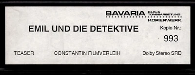 Kino # 35mm # Trailer # Emil und die Detektive # Flat # Teaser # 2000 - Bild 1 von 4