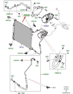LR DEFENDER L663 Air Conditioning Compressor Bracket LR100920 NEW GENUINE - Picture 1 of 2