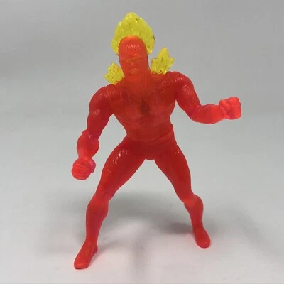 Marvel Fantastic 4 Human Torch McDonald's Happy Meal Toy Johnny Storm #8 1996 Foto 1 de 4
