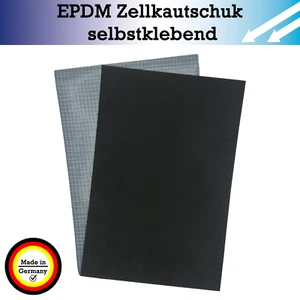 Zellkautschuk EPDM selbstklebend Moosgummi Format: 200mm x 300mm (ca. A4) - Bild 1 von 5