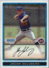 2009 Bowman Chrome Prospects X-Fractors #BCP65 Jacob Goldberg /299 