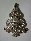 Rare  Signed  SWAROVSKI  Christmas  Tree  Pin / Brooch  2002