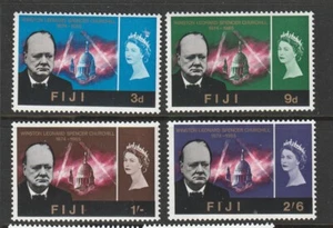 Fiji 1966 Churchill UM/MNH SG 345/8 - Imagen 1 de 1