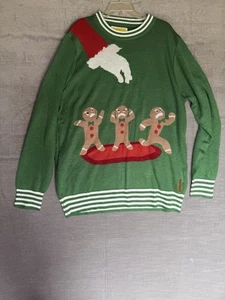 Tipsy Elves Gingerbread Cookies Ugly Christmas Sweater Unisex XXL - Picture 1 of 8