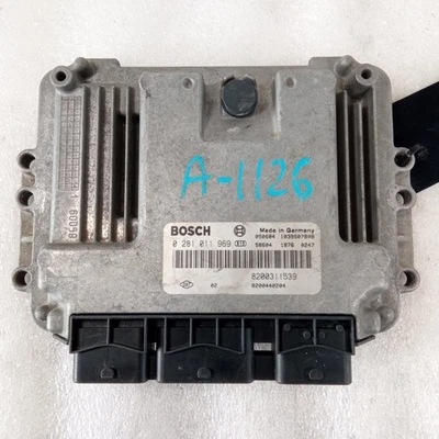 8200295429 centralina motore RENAULT LAGUNA II BG0 BOSCH 0281011969 294483 - Immagine 1 di 4