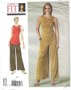 2015 Vogue V1452 Misses Top Pants Today's Fit One size sewing pattern uncut - Picture 1 of 3
