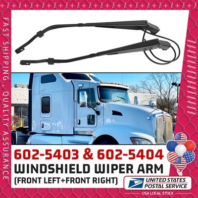 2Pcs  602-5403 NEW OEM LEFT RIGHT FRONT WIPER ARM For Kenworth T600A T660 T800 - Изображение 1 из 4