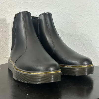 Botas Chelsea Dr. Martens Dorrian de cuero negro para mujer 6 EE. UU. NUEVAS SIN CAJA auténticas Foto 1 de 4