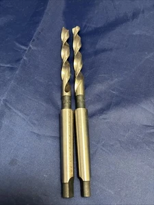 Cleveland Twist Drill U- High Speed MT1 Shank Drill 2410 C12151 (Lot of 2) NOS - Picture 1 of 5