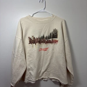 Abercrombie & Fitch Budweiser Vintage Sunday Sweatshirt mit Rundhalsausschnitt - Bild 1 von 5