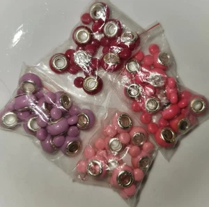 Set - 4 Farben von ROSA MICKEY MOUSE ICON PERLEN für europäische Armbänder - Bild 1 von 5