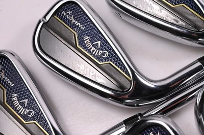 Left Hand Callaway Paradym X Irons / 5-PW+AW / Regular Flex Elevate MPH 85 - Image 1 of 4