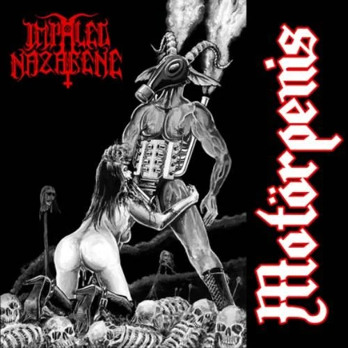Impaled Nazarene - Motorpenis (12" Mlp On Grey Marbled Vinyl) *Mint - Image 1 of 1