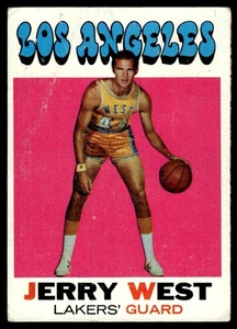 1971-72 Topps Suraface Issues Jerry West Los Angeles Lakers #50 - Bild 1 von 2