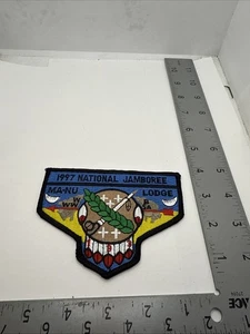 Lodge 133 MA-NU 1997 National Jamboree Maron Flap OA Order of the Arrow - Bild 1 von 1