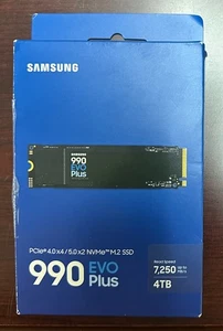 Samsung 990 EVO Plus 4TB SSD - MZ-V9S4T0 - Picture 1 of 3