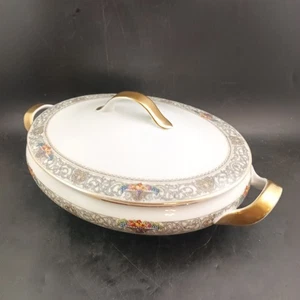 Hutschenreuther Selb Bavaria Covered Casserole "Jaffrey" Antique c.1925-1939 OBO - Picture 1 of 16