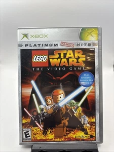 Lego Star Wars Xbox Platinum Hits + Tarjeta Reg Completa - Imagen 1 de 8