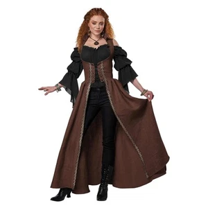 Medieval Overdress Adult Womens Costume - Picture 1 of 1