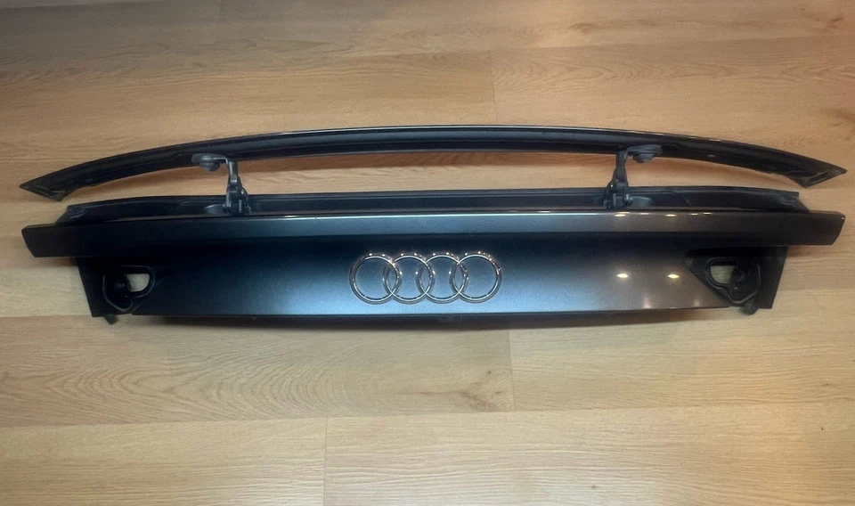 12-18 Audi  A7 Quattro Rear Trunk Lid Spoiler Mount Assembly 4G8827086M Oem Gray - Image 1 of 4