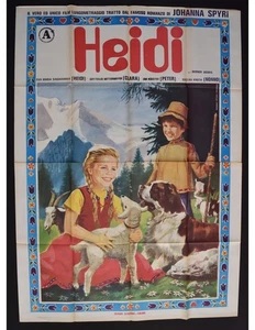 Manifesto HEIDI Rita Pavone Clara Peter Nonno Cabra Monti A50 - Imagen 1 de 1