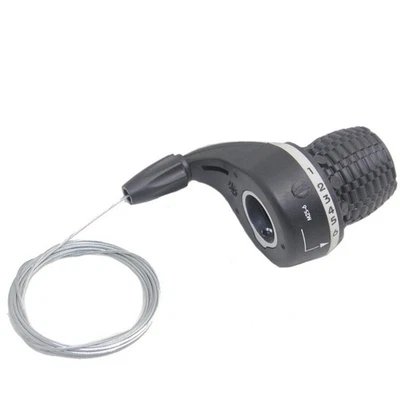 For Bicycle Compatible Sets Black Handle Shifter 6-speed Transmission 22.2mm - Image 1 of 4
