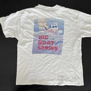 Vintage Big Boat Series 1993 Sailing Single Stitch T-Shirt XL Made in USA weiß - Bild 1 von 6