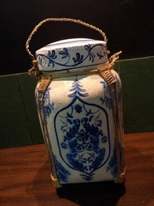 E7390 - Cesta de semillas de arroz Tailandia vintage - Imagen 1 de 3