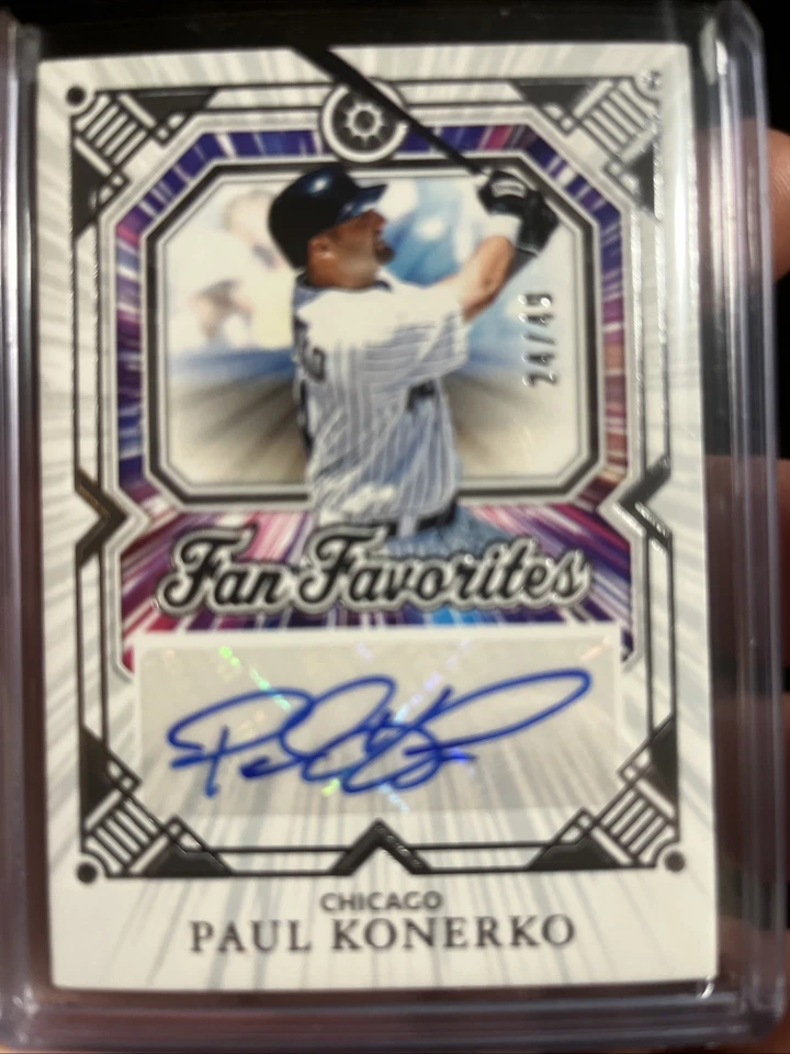 2025 Boys Of Summer Paul Konerko Fan Favorites Signatures /49 - Image 1 of 1