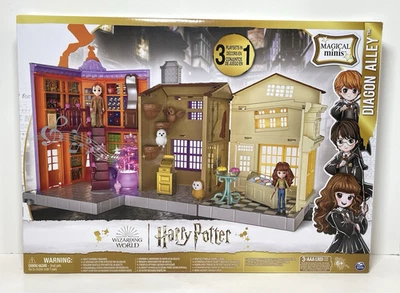 Mundo Mágico Harry Potter Magical Minis 3 en 1 Diagon Alley Juego Foto 1 de 4